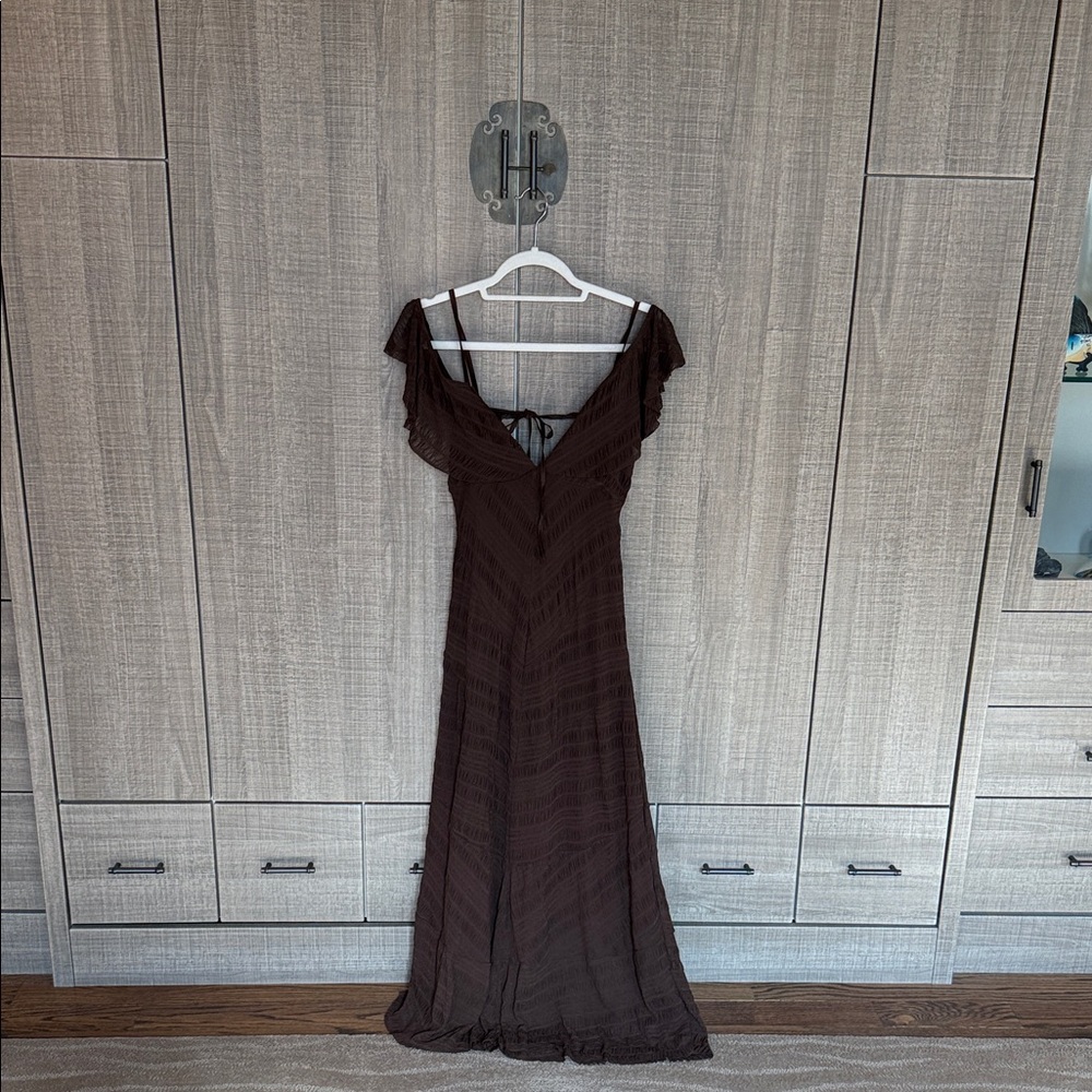 Zara Textured Midi Dress